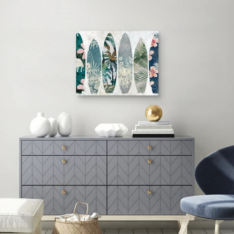 Surf Patterns Canvas Art Print