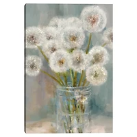 Mason Jar Wishes I Canvas Art Print