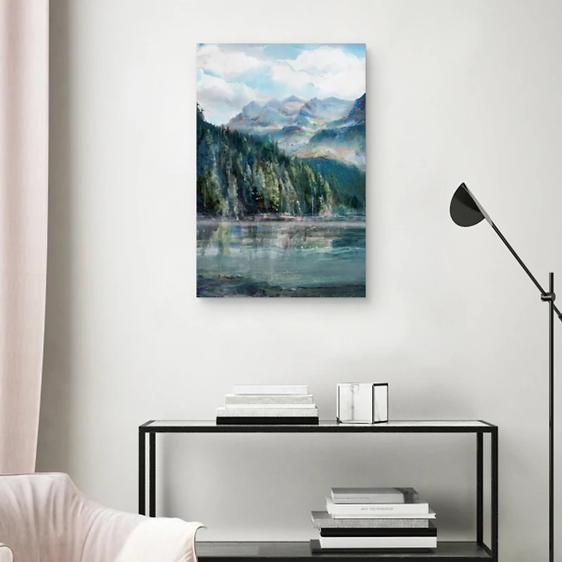 Mountain Lakes II Canvas Art Print