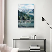 Mountain Lakes II Canvas Art Print
