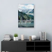 Mountain Lakes II Canvas Art Print