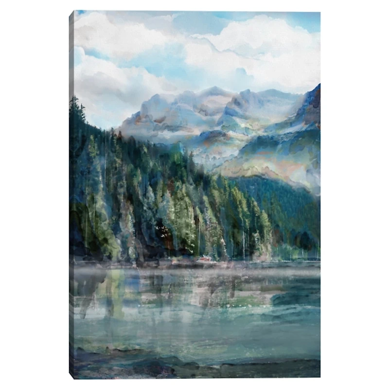 Mountain Lakes II Canvas Art Print