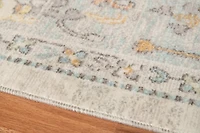 Beige Bohemian Area Rug, 5x8