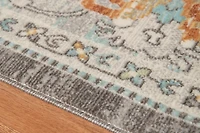 Taupe Bohemian Area Rug, 5x8