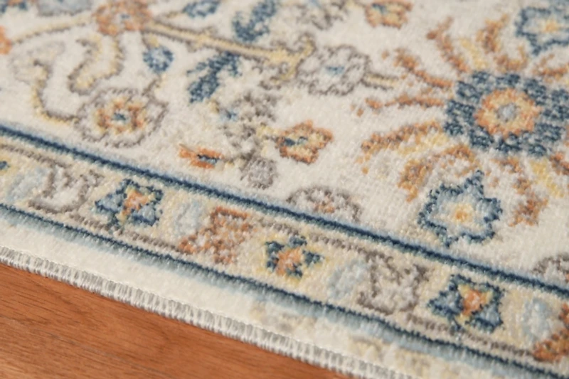 Light Beige Bohemian Area Rug, 5x7