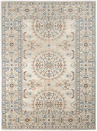 Light Beige Bohemian Area Rug, 5x7