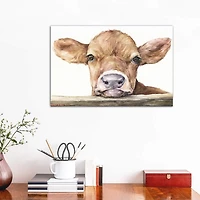 Calf Canvas Art Print, 26x18