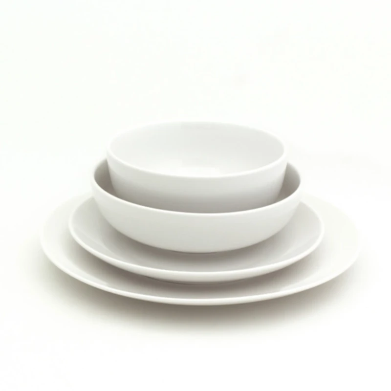 White Ceramic 16-pc. Dinnerware Set