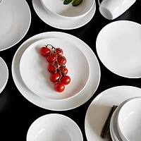 White Ceramic 16-pc. Dinnerware Set