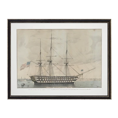 North Carolina United States Ship Framed Art Print