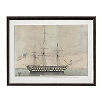 North Carolina United States Ship Framed Art Print