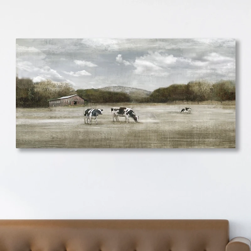 Country Satisfaction Giclee Canvas Art Print