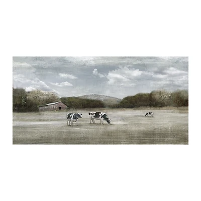 Country Satisfaction Giclee Canvas Art Print