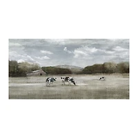 Country Satisfaction Giclee Canvas Art Print