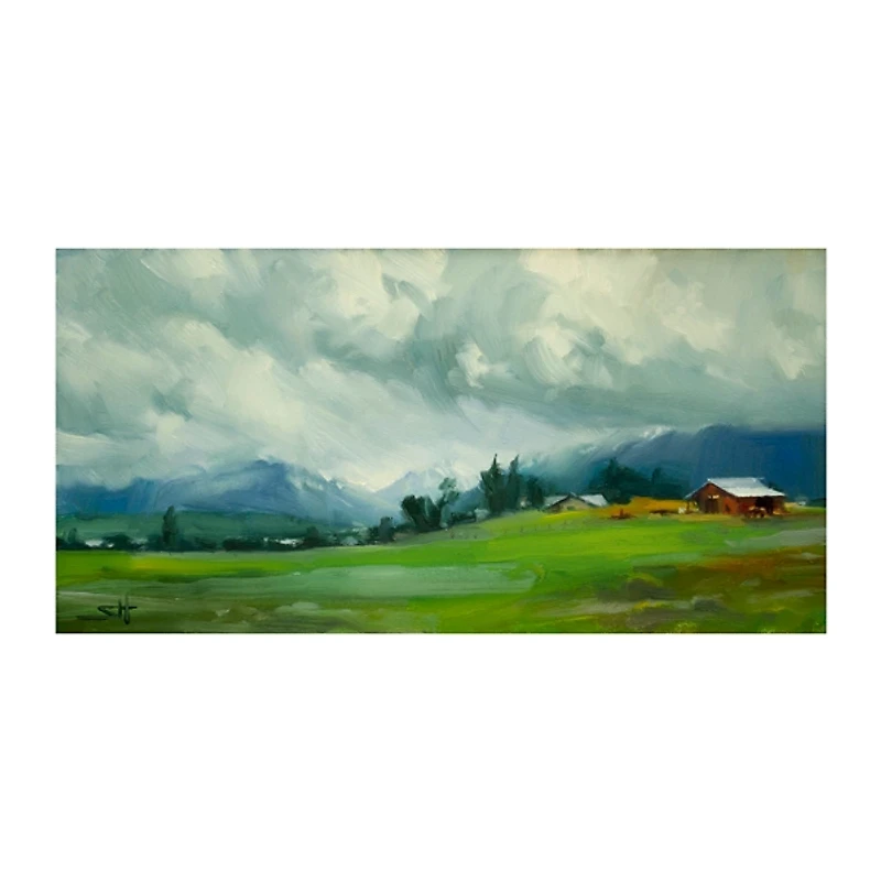 Wallowa Valley Giclee Canvas Art Print