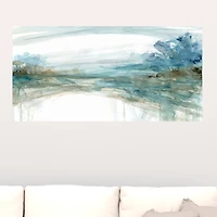 Watery Treeline Giclee Canvas Art Print