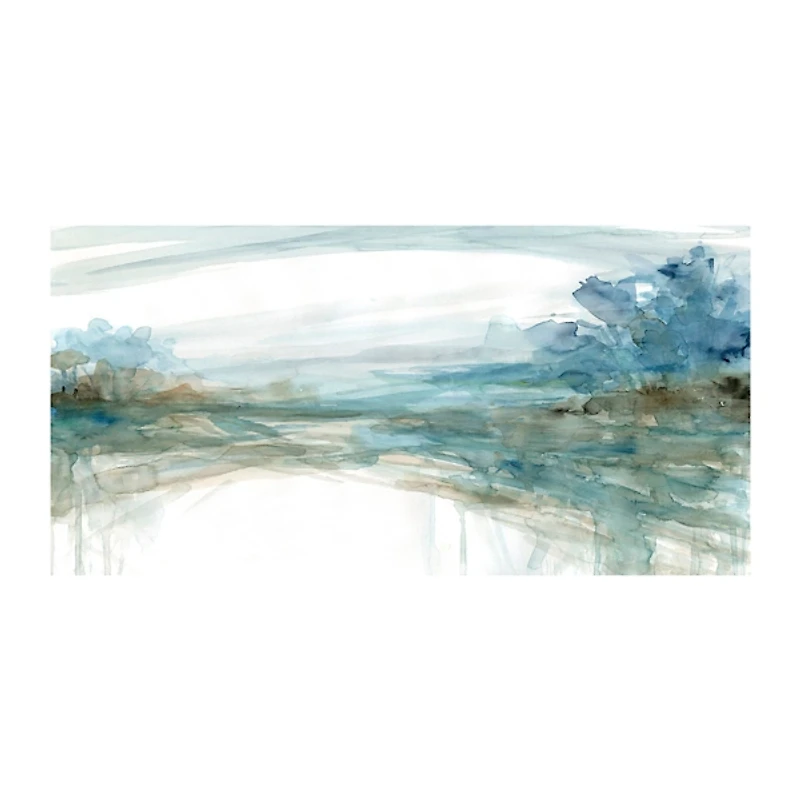 Watery Treeline Giclee Canvas Art Print