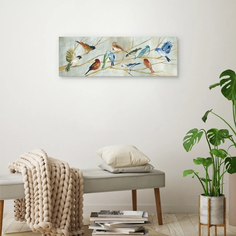 Spring Migration Canvas Art Print