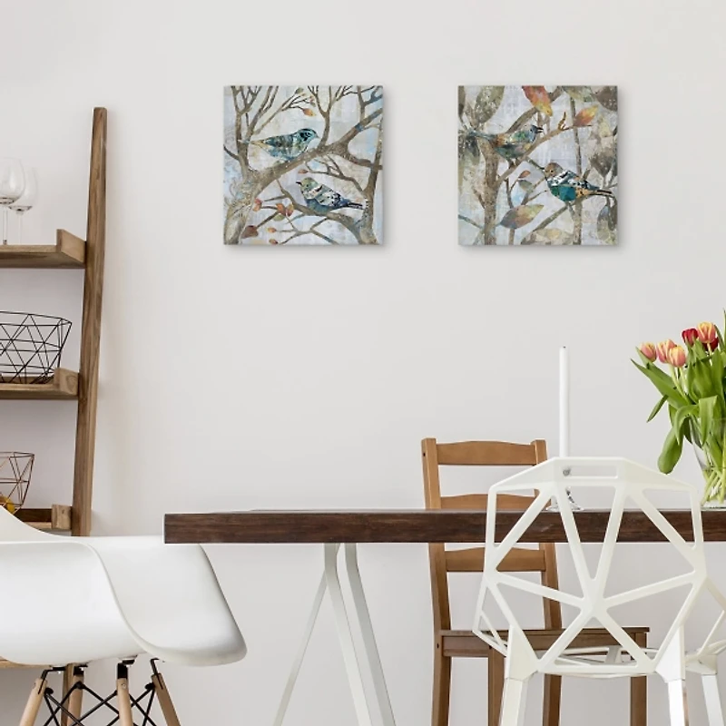 Autumn Flight Canvas Art Prints, Set of 2