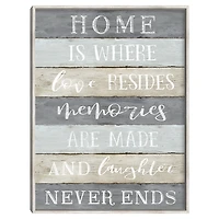 Laughter Never Ends Framed Canvas Art Print