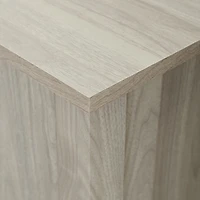 Birch Wood and Glass Door TV Stand