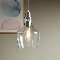 Silver Glass Avalon Pendant Light