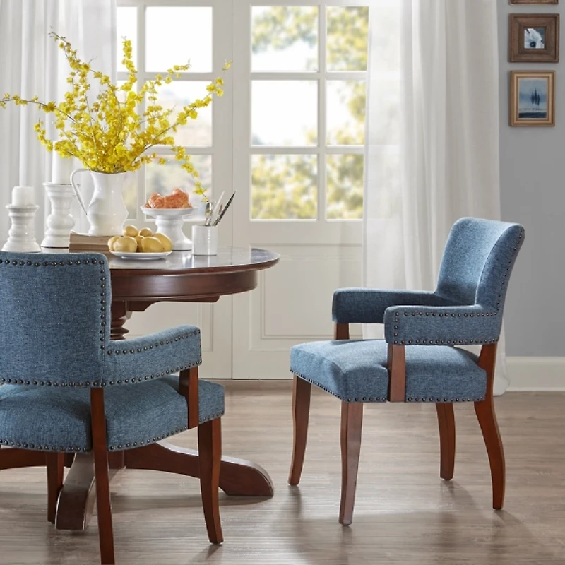 Warms Nailhead Trim Dining Chair