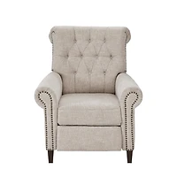 Tufted Back Nailhead Trim Recliner Armchair