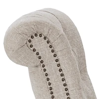 Tufted Back Nailhead Trim Recliner Armchair