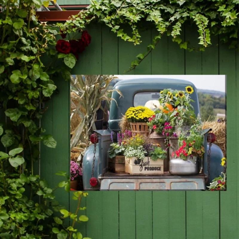 Fresh Produce Outdoor Canvas Art Print