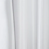 White Total Blackout Curtain Panel, 95 in.