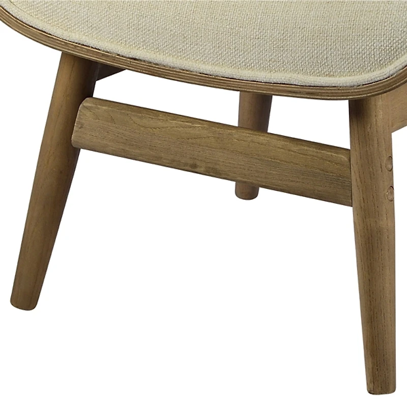 Mid-Century Modern Saddle Seat Ottoman