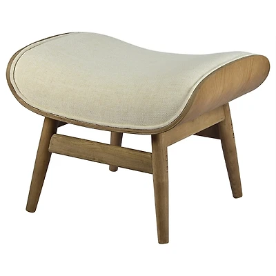 Mid-Century Modern Saddle Seat Ottoman