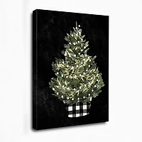 Buffalo Check Christmas Tree Canvas Art Print