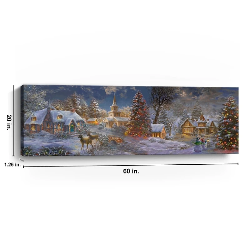 Stillness of Christmas Canvas Art Print
