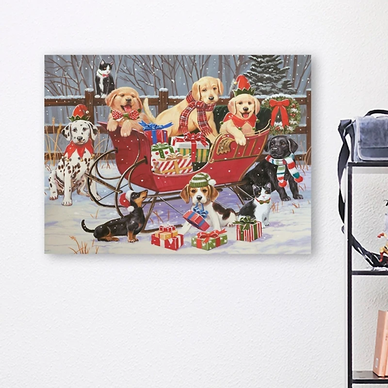 Santa's Helpers Canvas Art Print