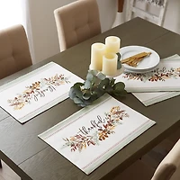 Thankful Reversible Placemats, Set of 4