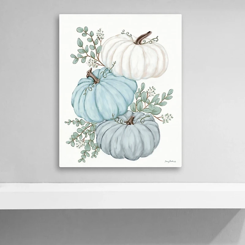 Pumpkin Trio Canvas Art Print