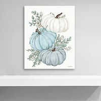 Pumpkin Trio Canvas Art Print