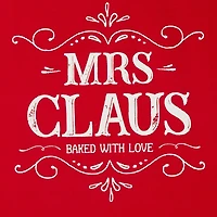 Mrs. Claus Apron and Kitchen Towels, Set of 3