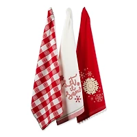 Let it Snow Kitchen Towels, Set of 3