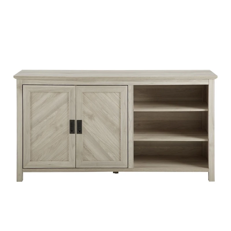 Birch 2-Door Chevron Cabinet