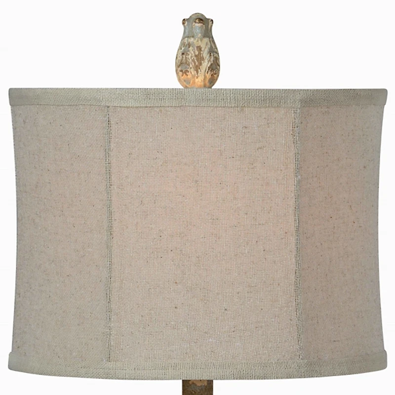 Corinthian Column Table Lamps, Set of 2