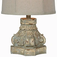 Corinthian Column Table Lamps, Set of 2
