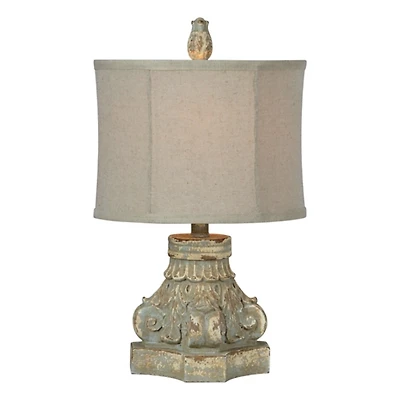 Corinthian Column Table Lamps, Set of 2