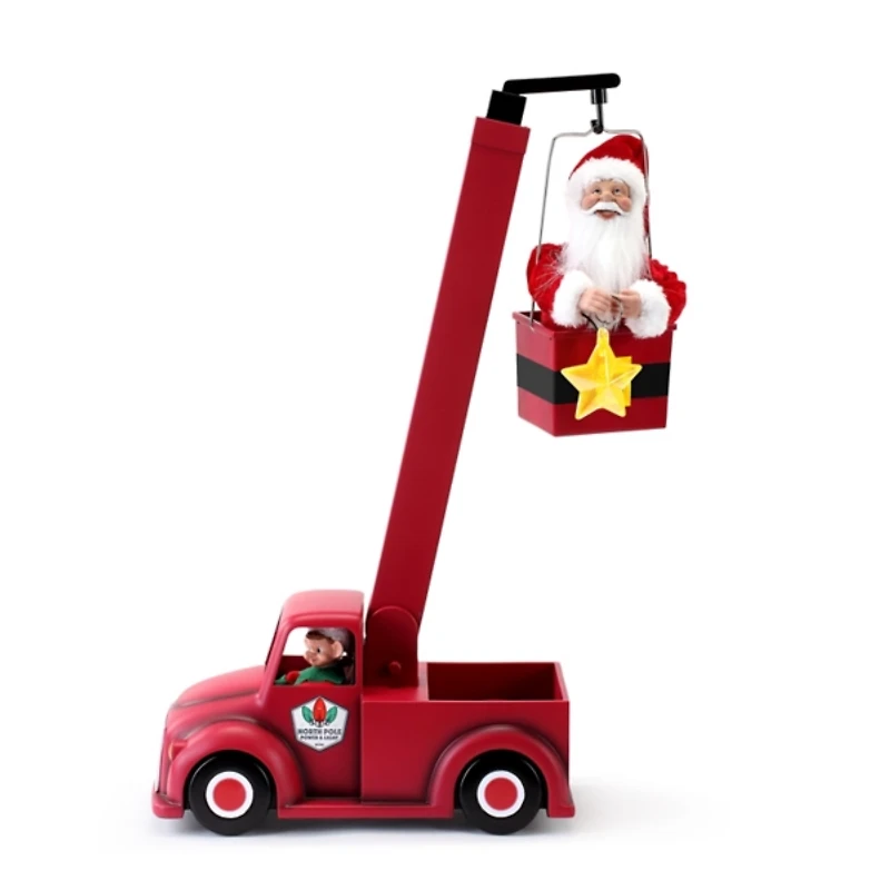Animated Musical Santa's Cherry Picker