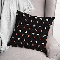 Moon and Stars Halloween Pillow
