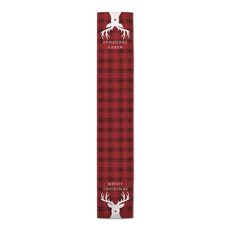 Merry Christmas Rudolf Table Runner