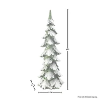 Evergreen Christmas Tree with Frosted Snow, 20 in.