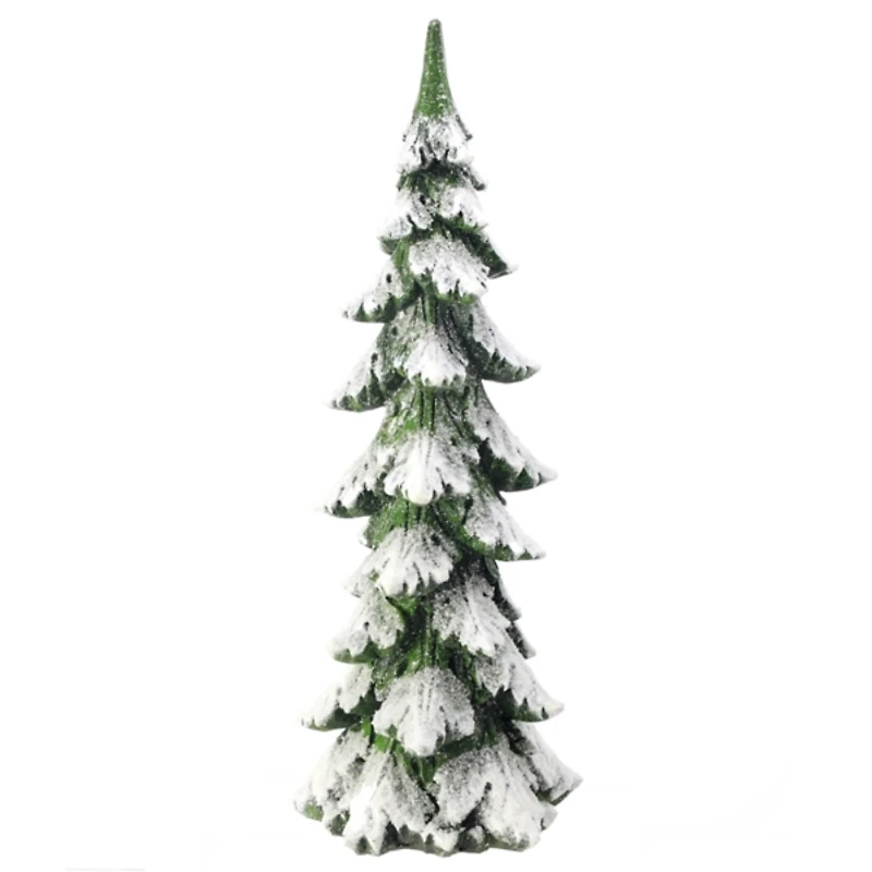 Evergreen Christmas Tree with Frosted Snow, 20 in.